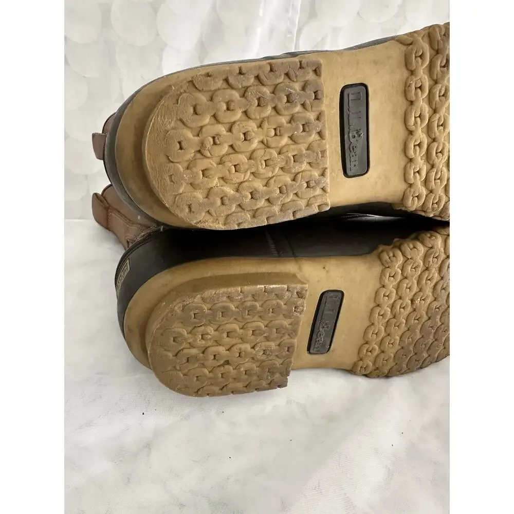 LL Bean Gore Tex Thinsulate Duck Boots Men 10 M Brown Hunting